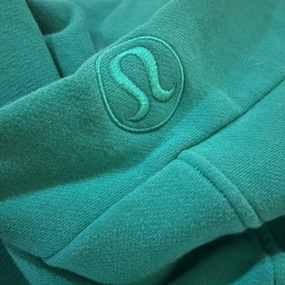 LULULEMON Full Zip Crop SCUBA HOODIE XS/S DEEP JUNGLE - Picture 3 of 8